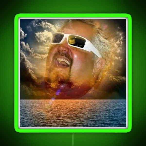 Guy In The Sky RGB Neon Sign