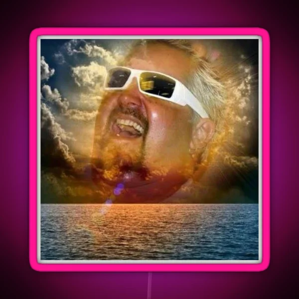 Guy In The Sky RGB Neon Sign