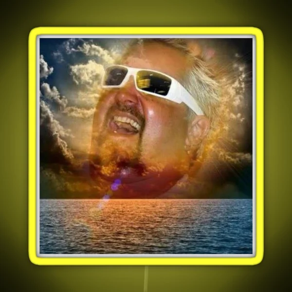 Guy In The Sky RGB Neon Sign