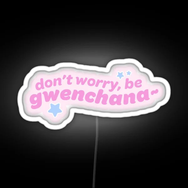 Gwenchana Quote Korean Kdrama Kpop Cute Groovy Aesthetic RGB Neon Sign