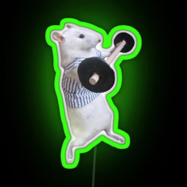 Gym Rat RGB Neon Sign