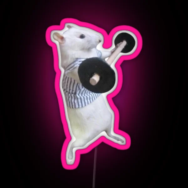 Gym Rat RGB Neon Sign