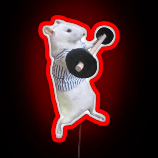 Gym Rat RGB Neon Sign