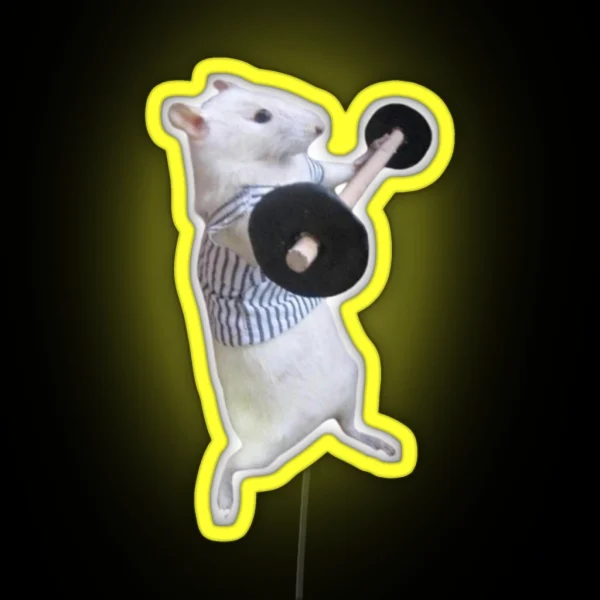 Gym Rat RGB Neon Sign