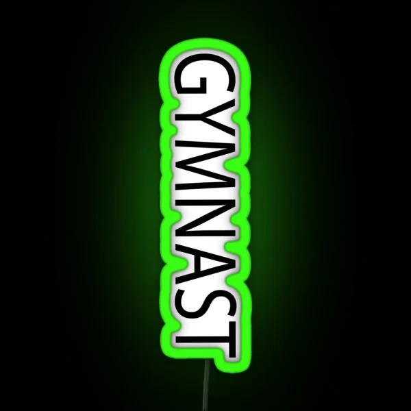 Gymnast RGB Neon Sign