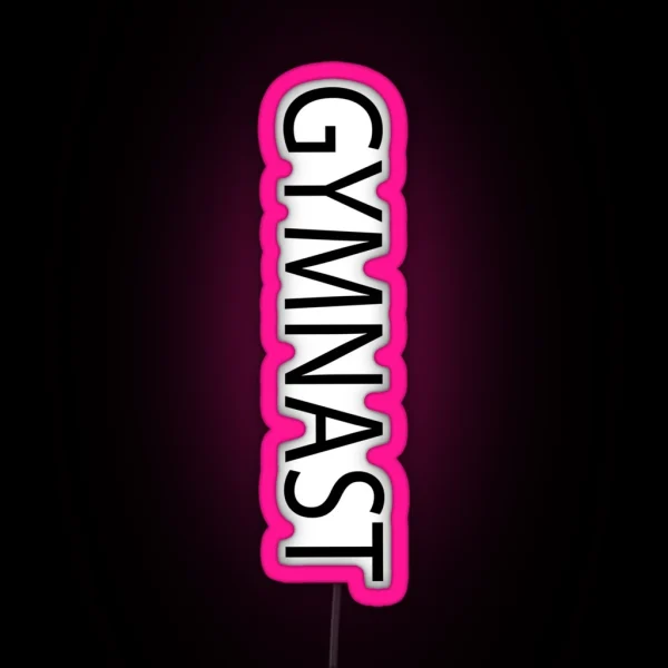 Gymnast RGB Neon Sign