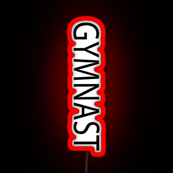 Gymnast RGB Neon Sign