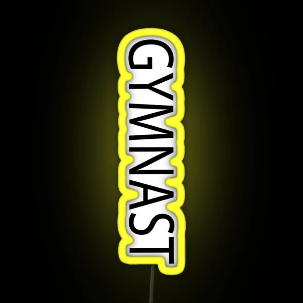 Gymnast RGB Neon Sign