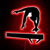 Gymnastics Beam Graphic RGB Neon Sign - Image 2