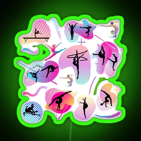 Gymnastics RGB Neon Sign