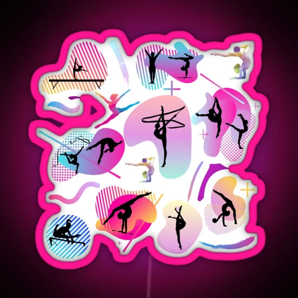 Gymnastics RGB Neon Sign