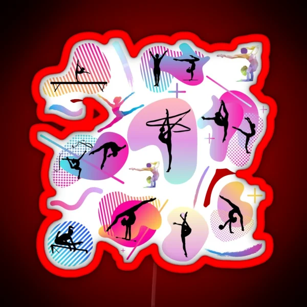 Gymnastics RGB Neon Sign