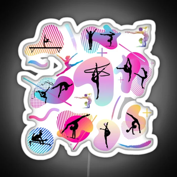 Gymnastics RGB Neon Sign