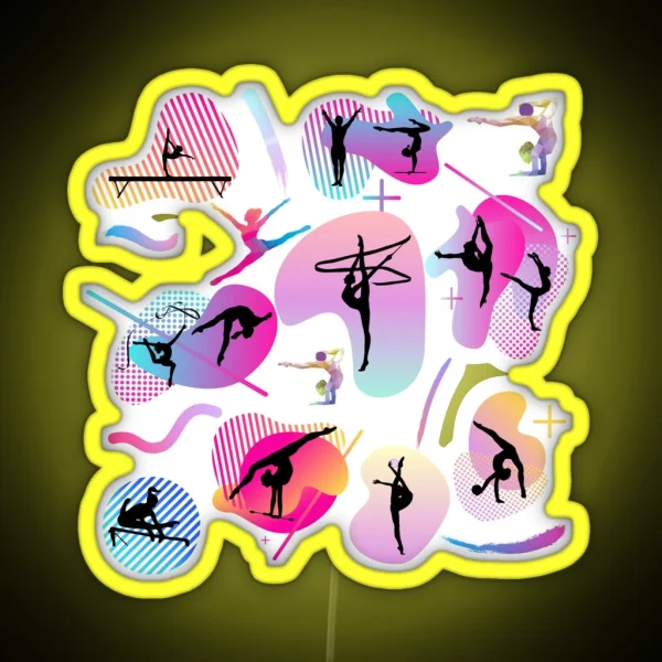 Gymnastics RGB Neon Sign