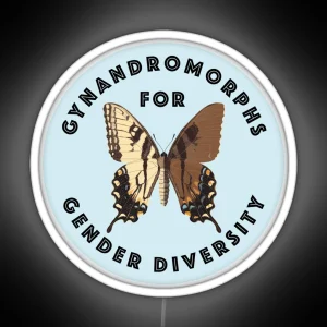 Gynandromorphs For Gender Diversity RGB Neon Sign