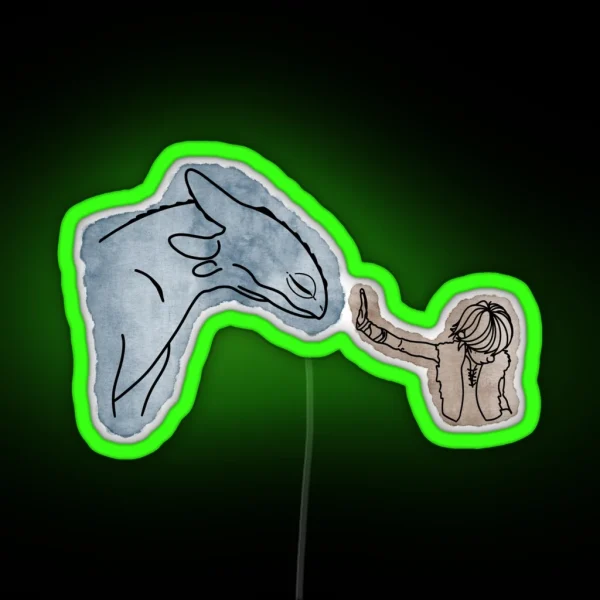 H2TYD Scene RGB Neon Sign