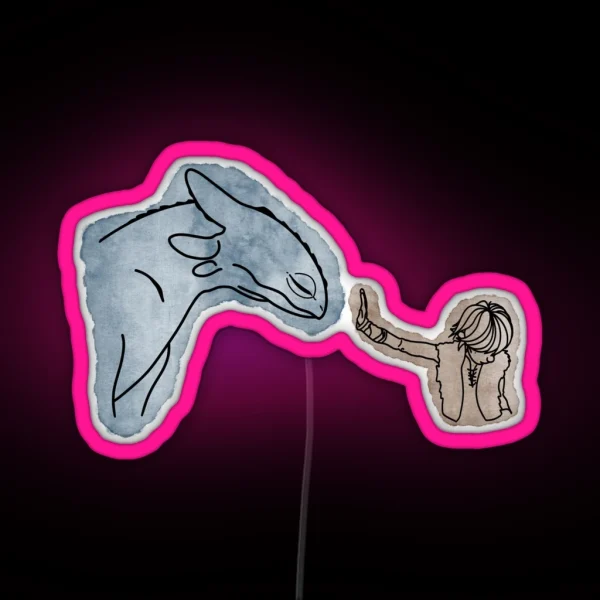 H2TYD Scene RGB Neon Sign