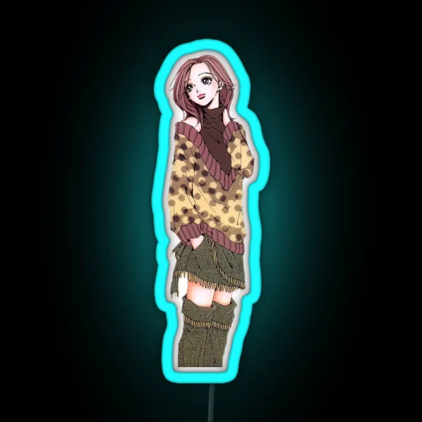 Hachi From NANA RGB Neon Sign