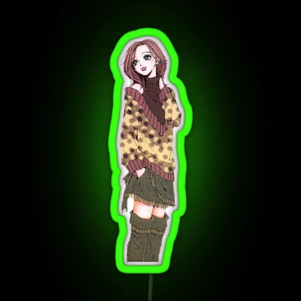 Hachi From NANA RGB Neon Sign