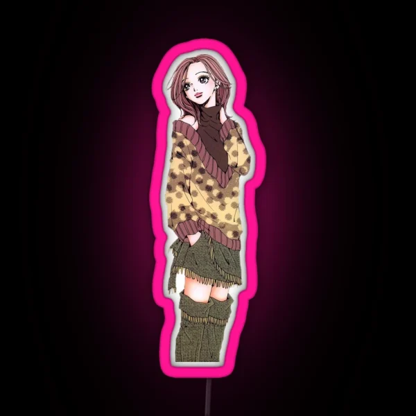 Hachi From NANA RGB Neon Sign
