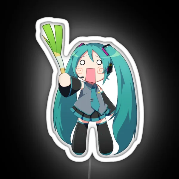 Hachune Miku RGB Neon Sign