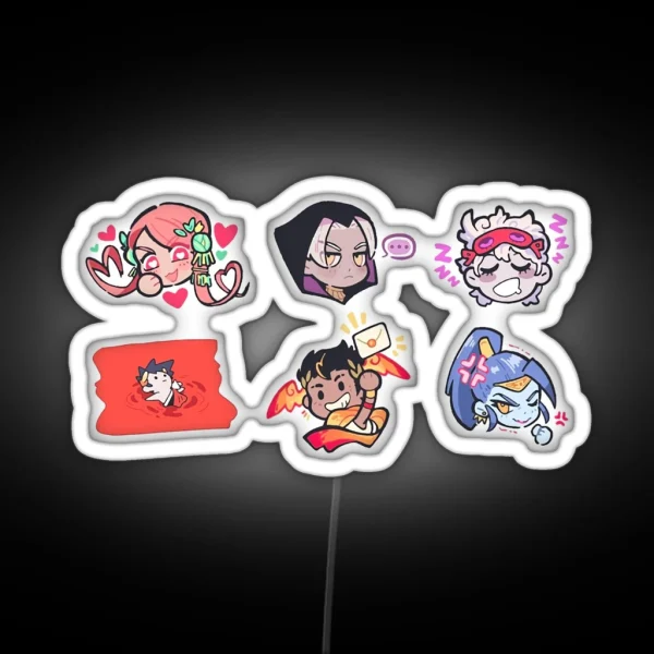 Hades Chibi RGB Neon Sign