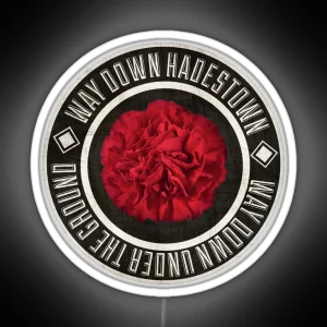 Hadestown Carnation Fan Edit Logo RGB Neon Sign