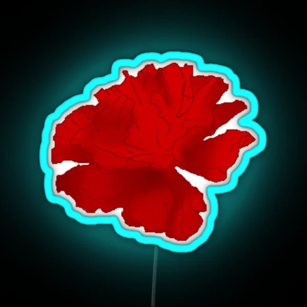 Hadestown Cartoon Red Flower Led RGB Neon Sign