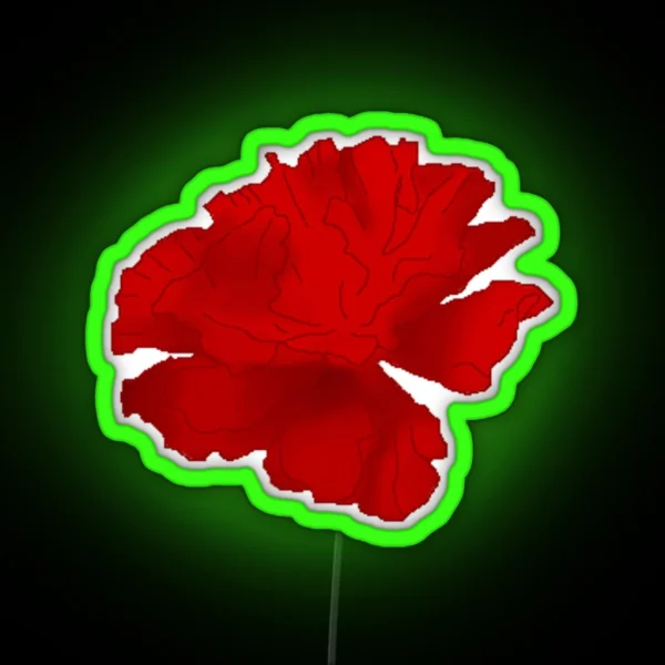 Hadestown Cartoon Red Flower Led RGB Neon Sign