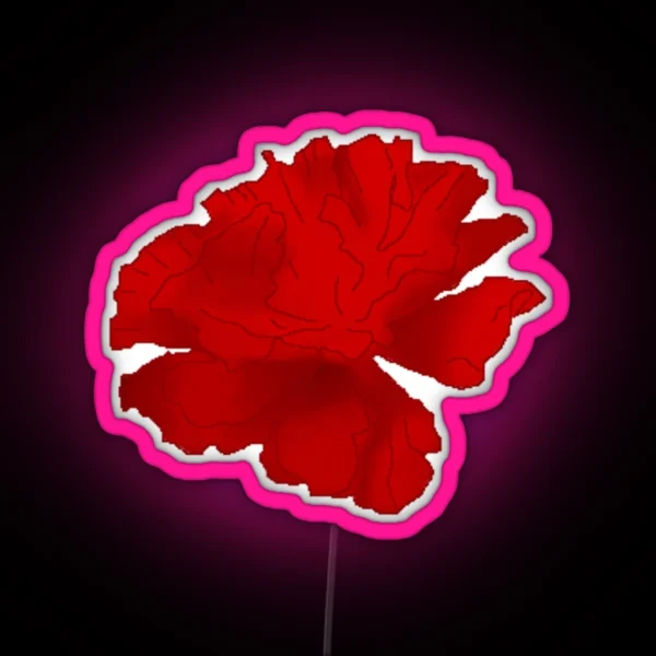 Hadestown Cartoon Red Flower Led RGB Neon Sign