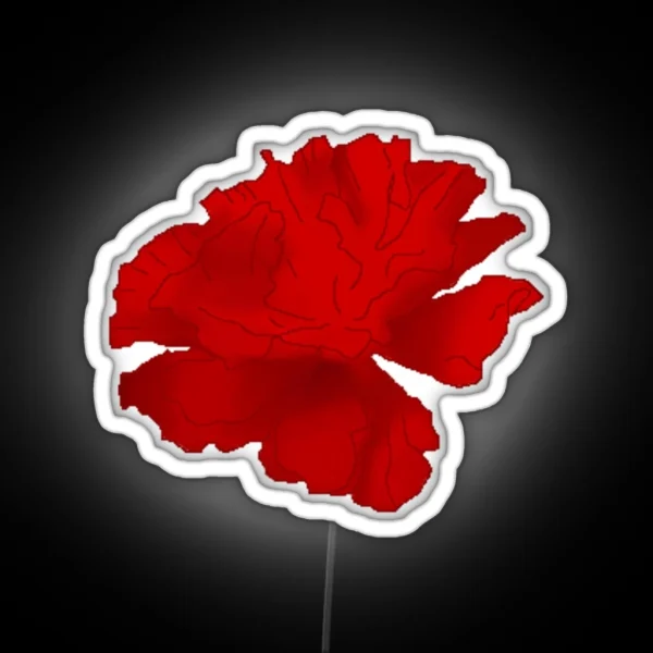 Hadestown Cartoon Red Flower Led RGB Neon Sign