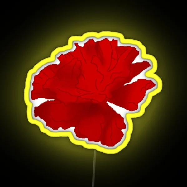 Hadestown Cartoon Red Flower Led RGB Neon Sign