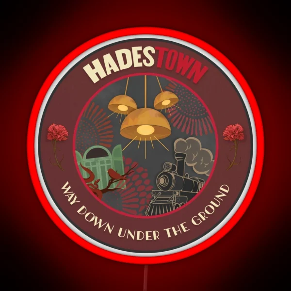 Hadestown Space Patch NASA Inspired RGB Neon Sign