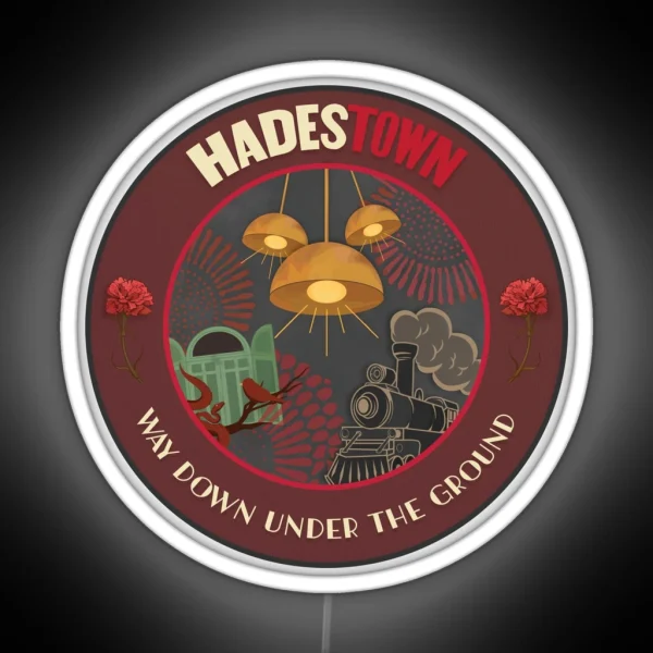 Hadestown Space Patch NASA Inspired RGB Neon Sign