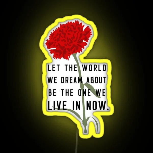 Hadestown The World We Dream About RGB Neon Sign