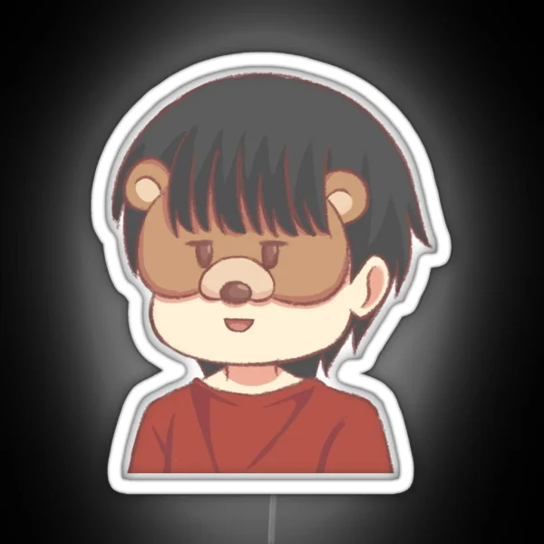 Haha Chibi RGB Neon Sign