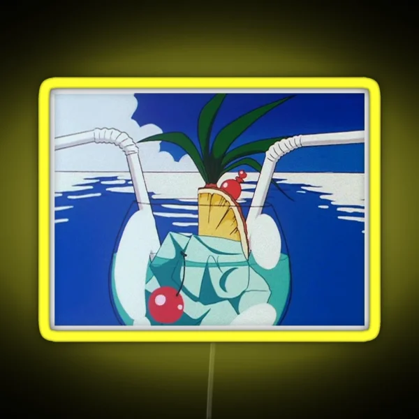 Hai Step Jun 90s Anime 80s Anime RGB Neon Sign