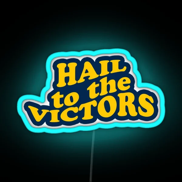 Hail To The Victors RGB Neon Sign