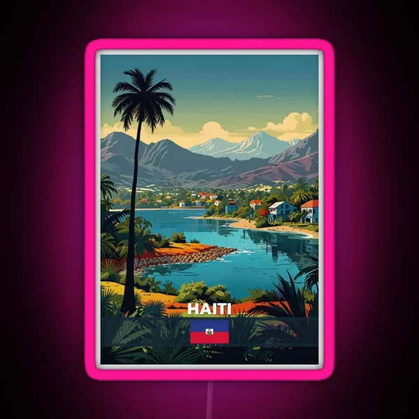 Haiti Travel RGB Neon Sign