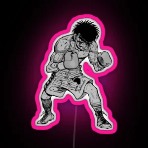 Hajime No Ippo Stance RGB Neon Sign