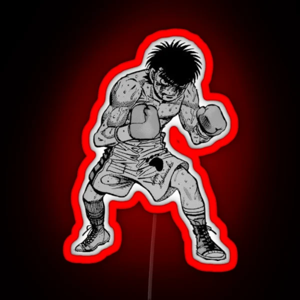 Hajime No Ippo Stance RGB Neon Sign