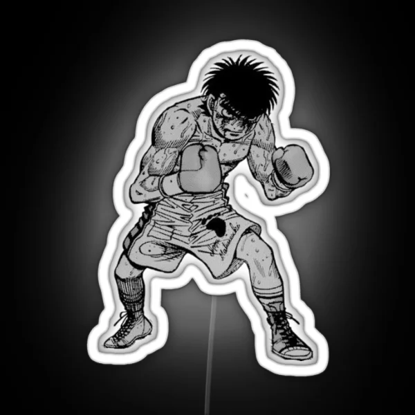 Hajime No Ippo Stance RGB Neon Sign