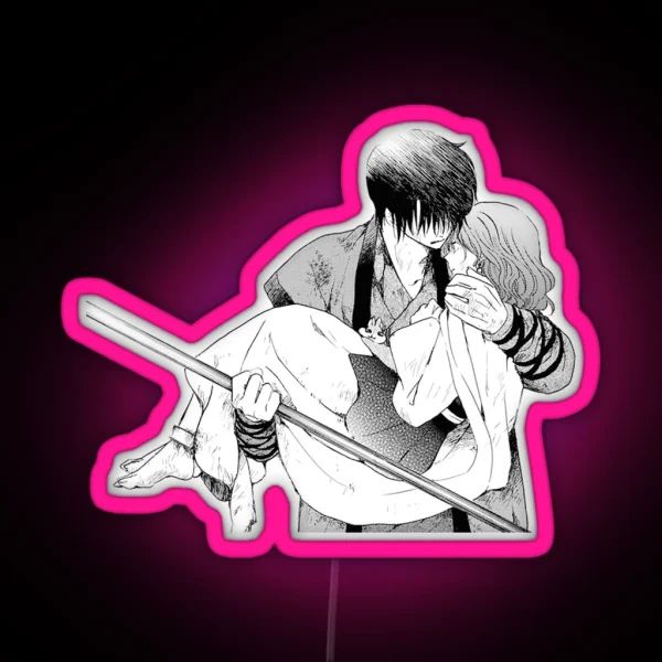 Hak Carrying Yona Manga RGB Neon Sign
