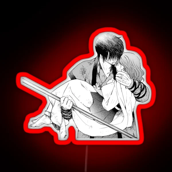 Hak Carrying Yona Manga RGB Neon Sign