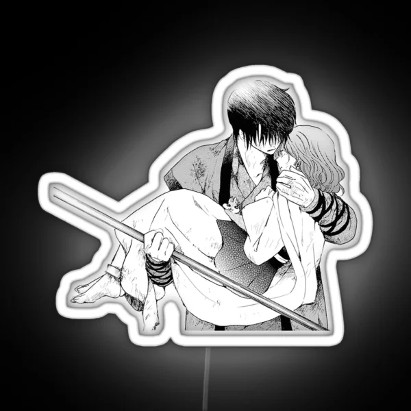Hak Carrying Yona Manga RGB Neon Sign