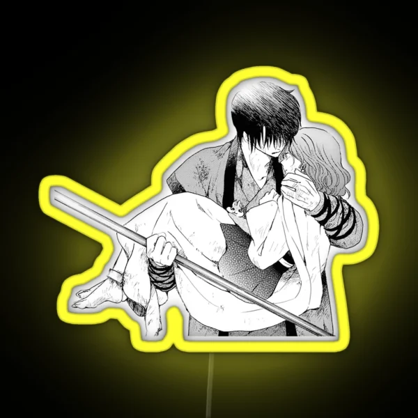 Hak Carrying Yona Manga RGB Neon Sign