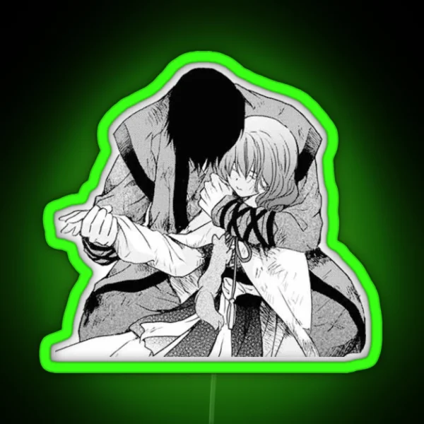 Hak Holding Yona Manga RGB Neon Sign