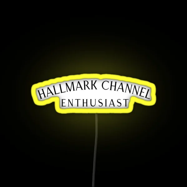 Hallmark Channel Enthusiast RGB Neon Sign