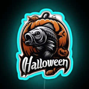 Halloween Carp RGB Neon Sign