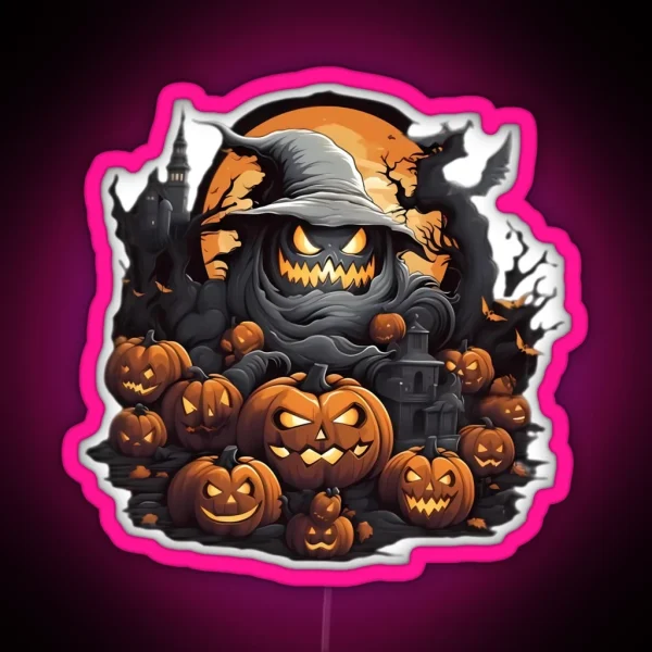 Halloween Day RGB Neon Sign